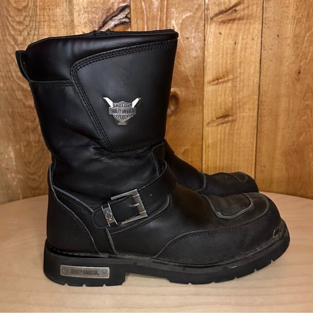 Harley-Davidson Men's Shift Black Biker Riding Boots 11